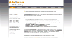 Desktop Screenshot of antonus.de