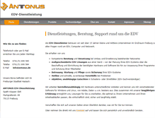 Tablet Screenshot of antonus.de
